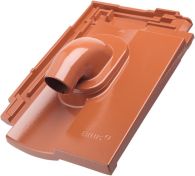 ERLUS Karat XXL Alu-Durchführungsziegel Solar titansilver