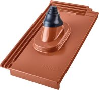 ERLUS Level RS Antennenhaube sintergrau mit 1 Alu-Durchgangsgrundplatte