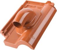 ERLUS Monaco Alu-Durchführungsziegel für Solaranlagen mit DG-GP klassik