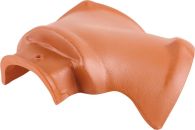 ERLUS Walmkappe für Firstanfänger Nr. 19 rot engobiert