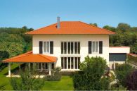 ERLUS Monaco Durchgangsziegel mit Manschette nat.rot für Antenne