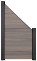 GroJa Solid Steckzaun schräg 90x180 cm, ohne Pfosten