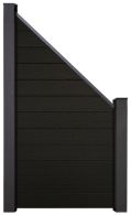 GroJa Solid Steckzaun schräg 90x180 cm, ohne Pfosten