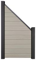 GroJa Solid Steckzaun schräg 90x180 cm, ohne Pfosten
