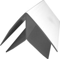 GroJa Eckprofil 90° für Nut- und Federprofile| 17 mm Aufnahme | Weiß