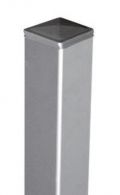 GroJa Alutorpfosten inkl. Kappe zum Aufdübeln, 6 x 6 cm - alueloxiert