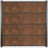 GroJa Premo Steckzaun quadratisch 180 x 180 cm, ohne Pfosten