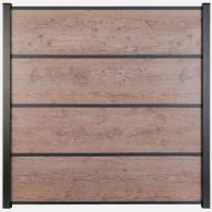 GroJa Premo Steckzaun quadratisch 180 x 180 cm, ohne Pfosten