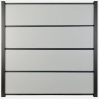 GroJa Premo Steckzaun quadratisch 180 x 180 cm, ohne Pfosten