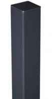 GroJa Alupfosten inkl. Kappe zum Aufdübeln, 6 x 6 cm - anthrazit, RAL 7016