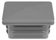 GroJa Pfostenkappe, 6 x 6 cm - silbergrau