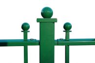 Growi Pfosten für Stilzaunelement mit Kugelkappe