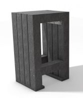 hanit® Recyclingkunststoff Barhocker Calero
