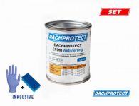 Dachprotect EPDM Aktivierung mit Schwamm & Handschuh