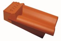 Koramic Alegra 8 FA-Lüfter-Ortgang links | Edelschwarz | Wienerberger