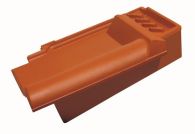 Koramic Alegra 8 FA-Lüfter-Ortgang rechts | Edelschwarz | Wienerberger