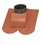 Koramic Alegra 9 Thermen-Durchgangsziegel DN 110 mm | Edelschwarz | Wienerberger