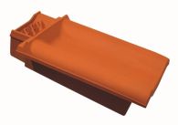 Koramic Alegra 12 Bogen FA-Lüfter-Ortgang links | Anthrazit | Wienerberger