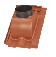 Koramic Tradi 12 Thermen-Durchgangszigel DN125 | Naturrot | Wienerberger