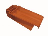 Koramic Tradi 12 Firstanschlußlüfter-Ortgang links | Naturrot | Wienerberger