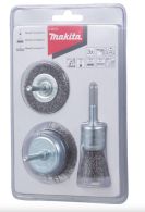 Makita Rundbürsten-Set Stahl 3-tlg. D-66070
