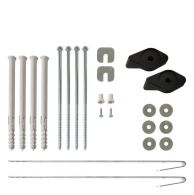 MEA Montageset, PKW-befahrbar+begehbar, für GFK-Lichtschacht