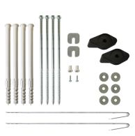 MEA Montageset, PKW-befahrbar+begehbar, für GFK-Lichtschacht