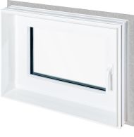 MEA Zargenfenster MEATHERMO AQUA PLUS 100 x 50 cm