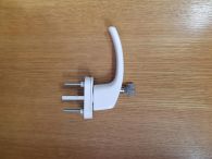 Meeth Fenstergriff FG 516 mit Stift und Schrauben | Abschließbar | Weiß