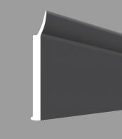 Meeth Flachprofil PVC mit Dichtlippe | Tiefe: 1400 mm | Breite: 30x3 mm