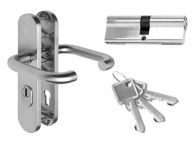 Meeth ES Griffset ME110S für RCII LS Zylinder 40/40 | Drücker/Drücker