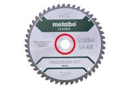 Metabo Kreissägeblatt HW/CT 254 x 30 x 2,4/1,8, Zähnezahl 48, Wechselzahn, Spanwinkel 5° neg. (628061000)