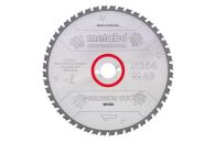 Metabo Kreissägeblatt HW/CT 254 x 30 x 2,4/1,8, Zähnezahl 60, Wechselzahn, Spanwinkel 5° neg. (628222000)