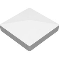 Profex PVC Pfostenkappe Pyramide weiß 8,7x8,7cm zum Aufkleben