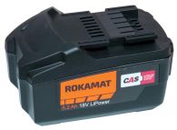 Rokamat Akkupack 18 V / 5,2 Ah Li-Ion Akku für Fox / RVC-L C / PFM C / CV C / Skate C