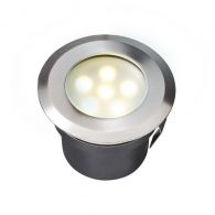 Garden-Lights Einbauleuchte Sirius 1W warmweiß edelstahl