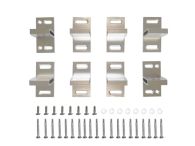 GartenLand T-Beschlag Relax 8er-Set Aluminium Silber inkl. Schrauben