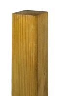 NA-LOG Pfosten gerade gekappt 9x9 cm 100 cm Holz Fichte PEFC KDI Grün 8,8x8,8x100 cm