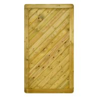 NA-LOG Tor INNSBRUCK MASSIV gerade 100x180 cm Holzzaun Fichte PEFC KDI Grün massiver Rahmen 44x88 mm sehr stabil