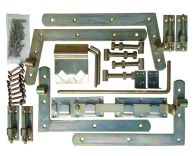 NA-LOG Torbeschlag verzinkt für Doppeltor mit Bogen