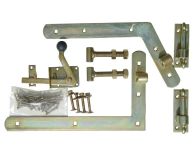 NA-LOG Torbeschlag verzinkt für Einzeltor mit Bogen