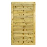 NA-LOG Tor VARIO MASSIV gerade 100x180 cm Holzzaun Kiefer PEFC KDI Grün massiver Rahmen 44x68 mm sehr stabil