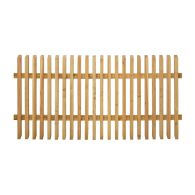 NA-LOG Lattenzaun WIEN abgeschrägt 180x90 cm Holzzaun Lärche PEFC mit abgeschrägten Latten
