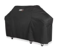 Weber Premium Abdeckhaube schwarz - atmungsaktiv, UV- und wasserabweisend