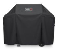 Weber Premium Abdeckhaube schwarz - atmungsaktiv, UV- und wasserabweisend
