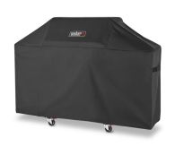 Weber Premium Abdeckhaube schwarz - atmungsaktiv, UV- und wasserabweisend