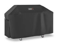 Weber Premium Abdeckhaube schwarz - atmungsaktiv, UV- und wasserabweisend