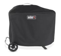 Weber Premium Abdeckhaube schwarz - atmungsaktiv, UV- und wasserabweisend