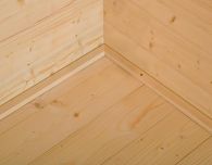 Weka Boden 16 mm für Gartenhaus 209 Gr. 1 - Natur unbehandelt