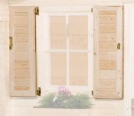 Weka Fensterladen 2-seitig für Weka Weekendhaus 138